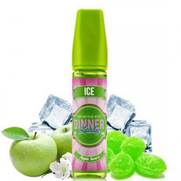 APPLE SOURS ICE 50ml Shortfill E-Liquid by Dinner Lady
